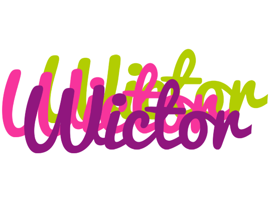 Wictor flowers logo