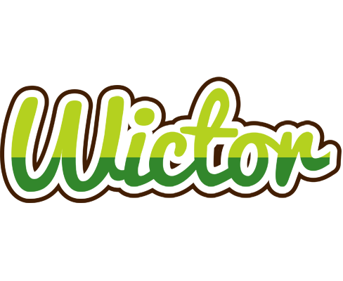 Wictor golfing logo