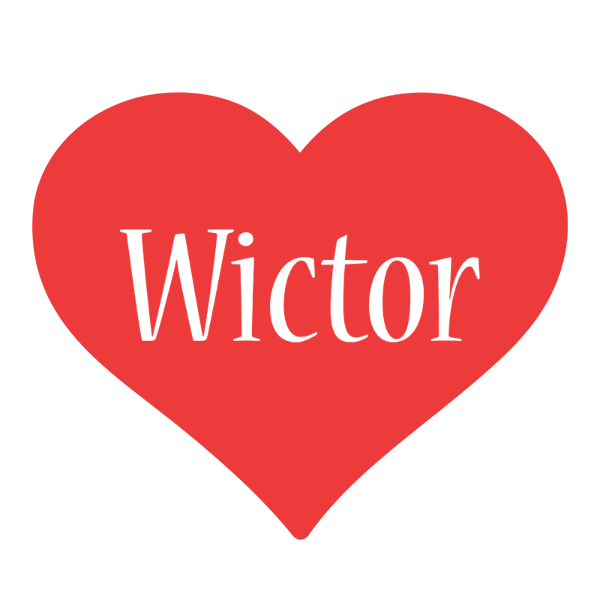Wictor love logo