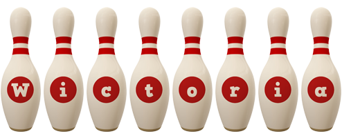 Wictoria bowling-pin logo