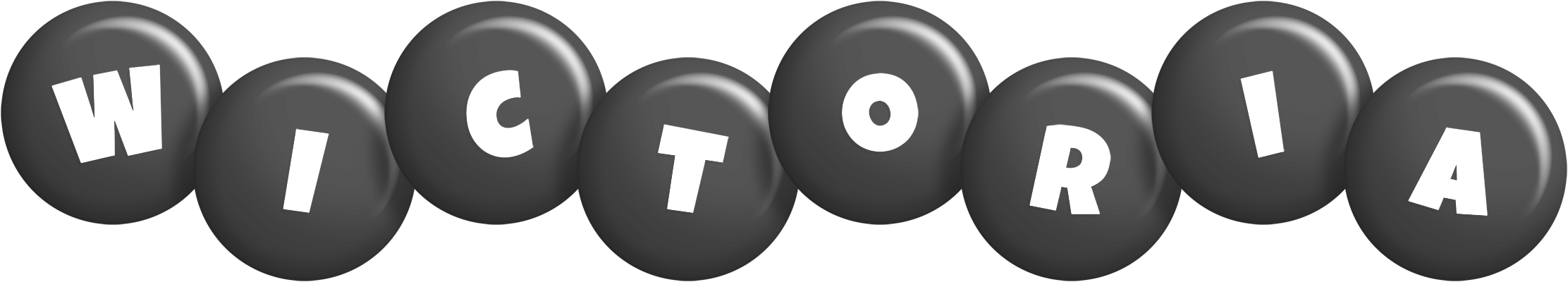 Wictoria candy-black logo