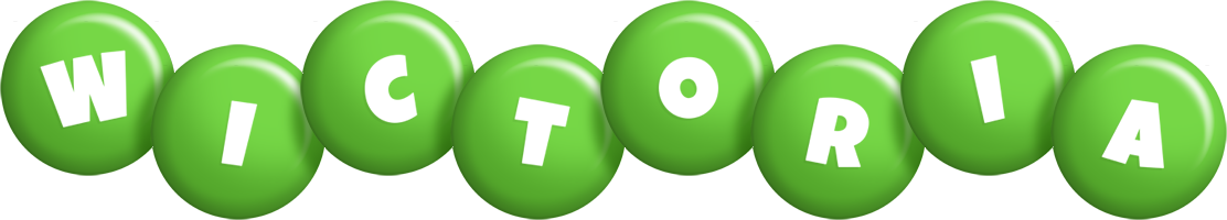 Wictoria candy-green logo