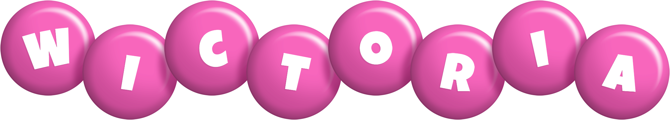 Wictoria candy-pink logo