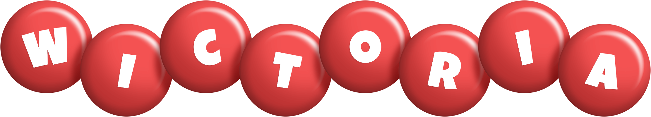 Wictoria candy-red logo