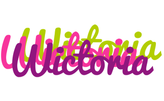 Wictoria flowers logo