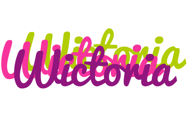 Wictoria flowers logo