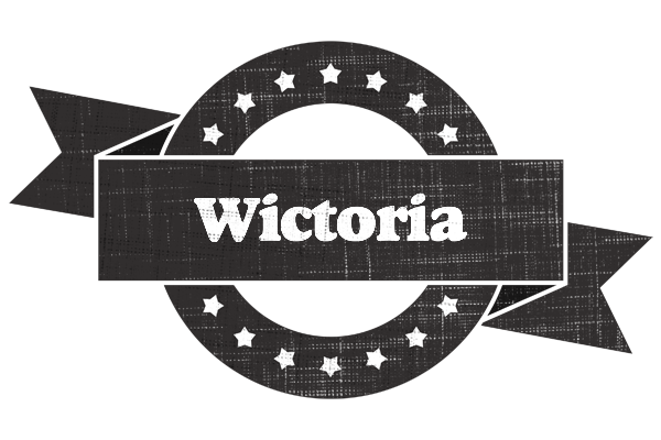 Wictoria grunge logo