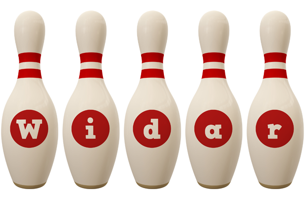 Widar bowling-pin logo