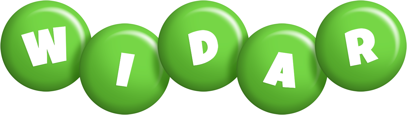 Widar candy-green logo