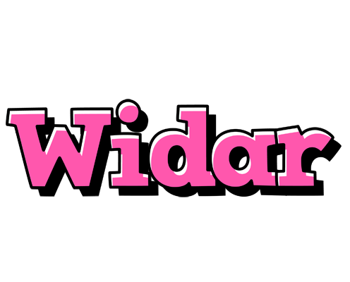 Widar girlish logo