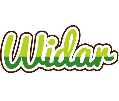 Widar golfing logo