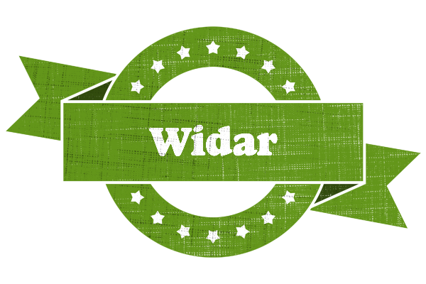 Widar natural logo