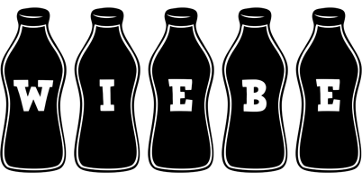 Wiebe bottle logo