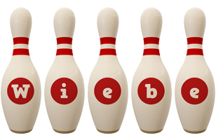 Wiebe bowling-pin logo