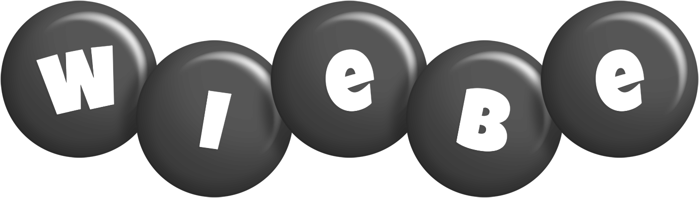 Wiebe candy-black logo