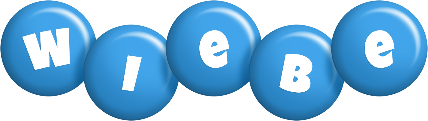 Wiebe candy-blue logo