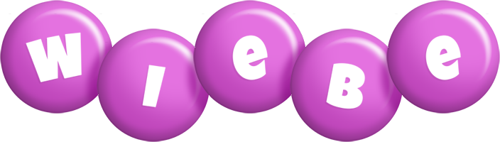 Wiebe candy-purple logo