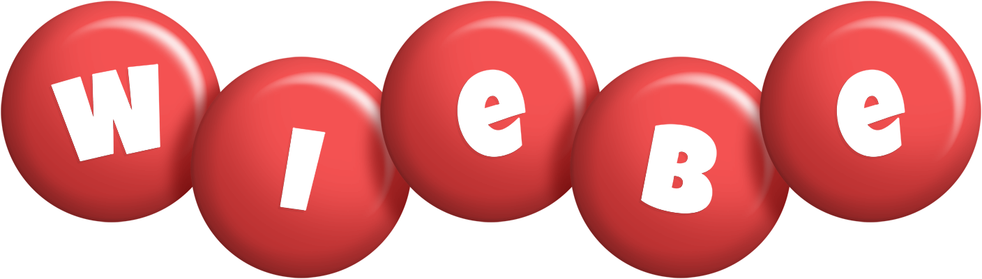 Wiebe candy-red logo