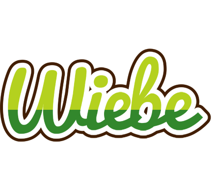 Wiebe golfing logo