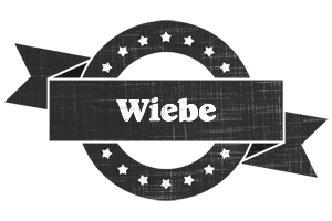 Wiebe grunge logo