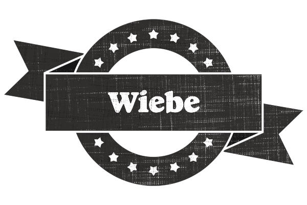 Wiebe grunge logo