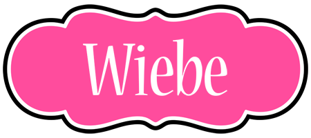 Wiebe invitation logo