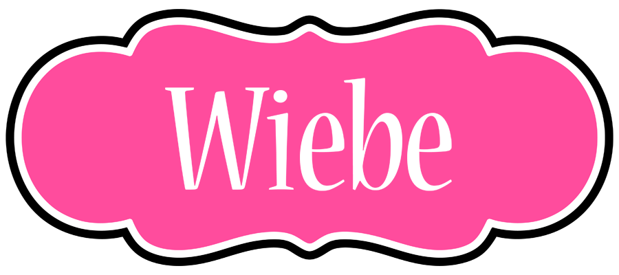 Wiebe invitation logo