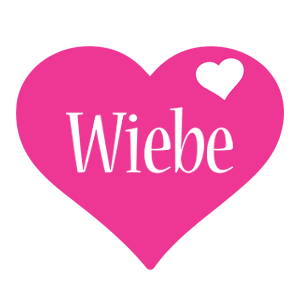 Wiebe love-heart logo