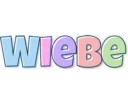 Wiebe pastel logo