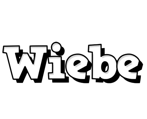 Wiebe snowing logo