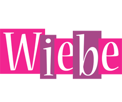Wiebe whine logo