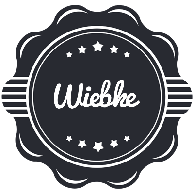 Wiebke badge logo