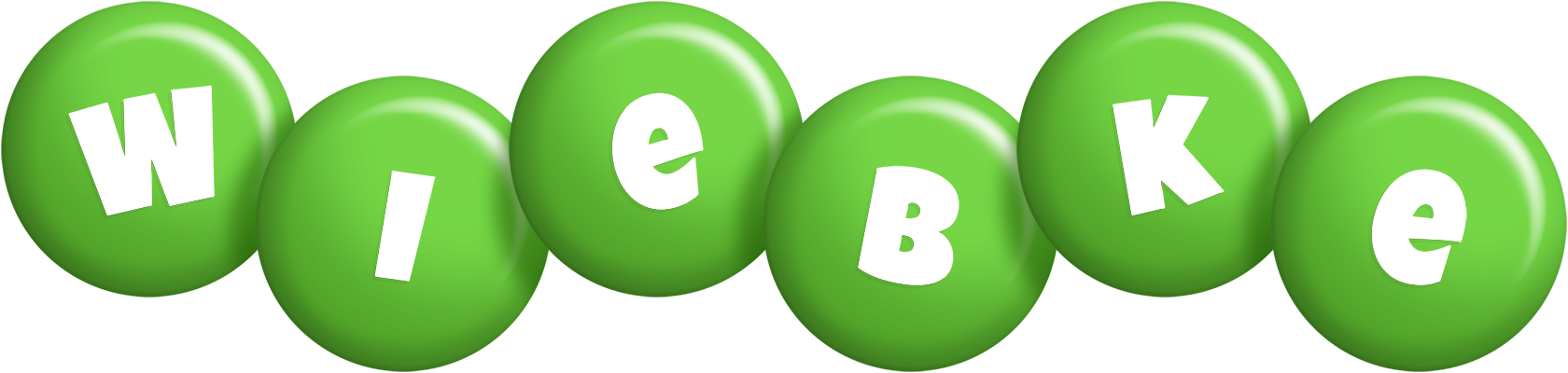 Wiebke candy-green logo