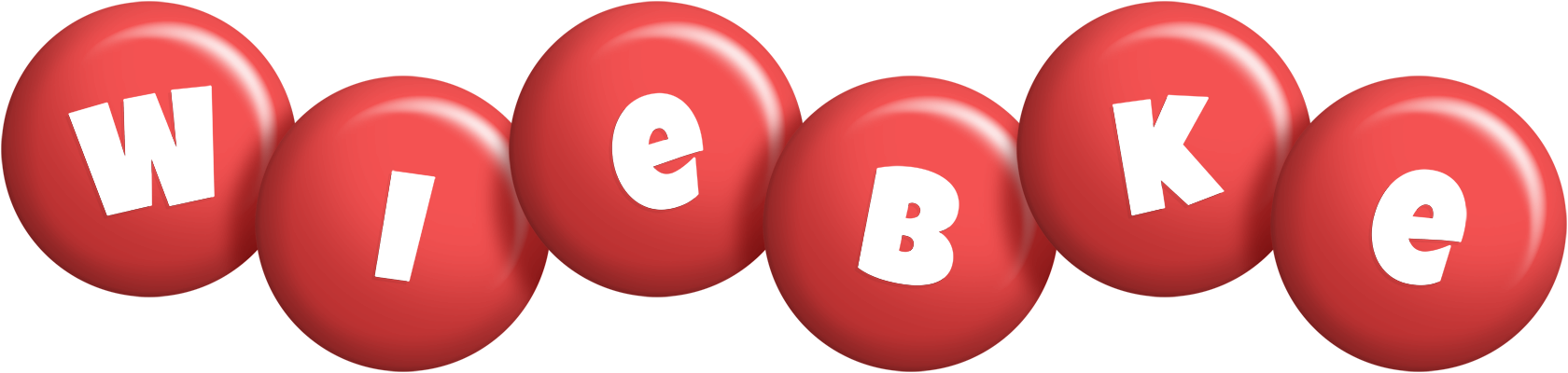 Wiebke candy-red logo