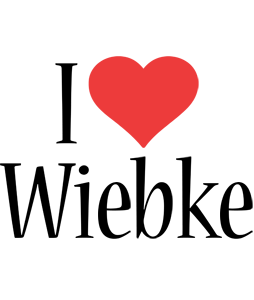 Wiebke i-love logo