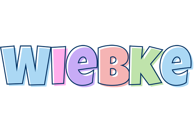 Wiebke pastel logo