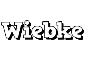 Wiebke snowing logo