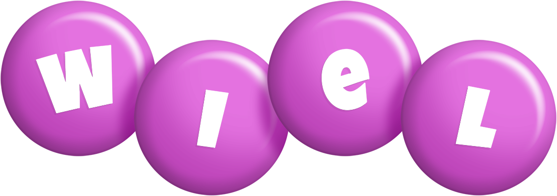 Wiel candy-purple logo