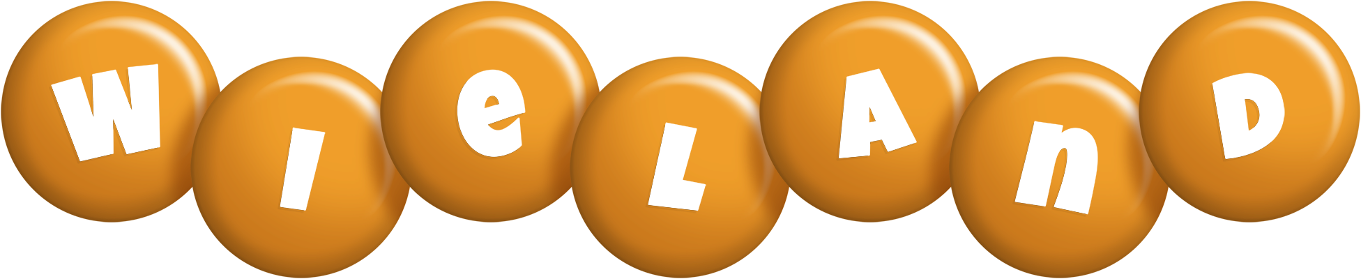 Wieland candy-orange logo