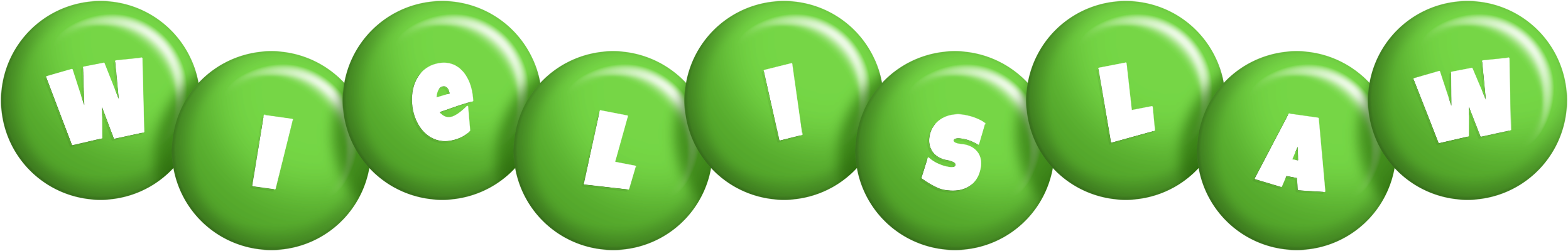 Wielislaw candy-green logo