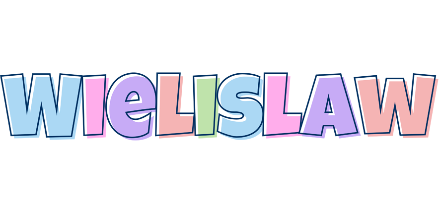 Wielislaw pastel logo