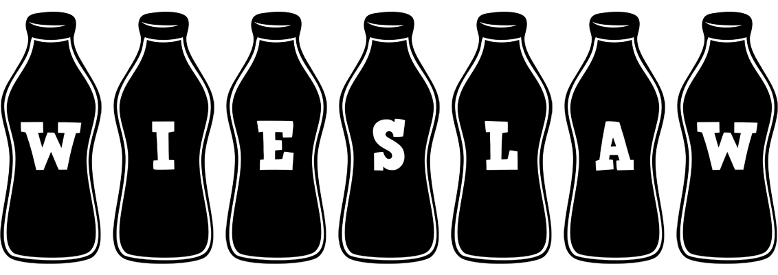 Wieslaw bottle logo