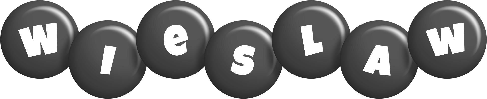 Wieslaw candy-black logo