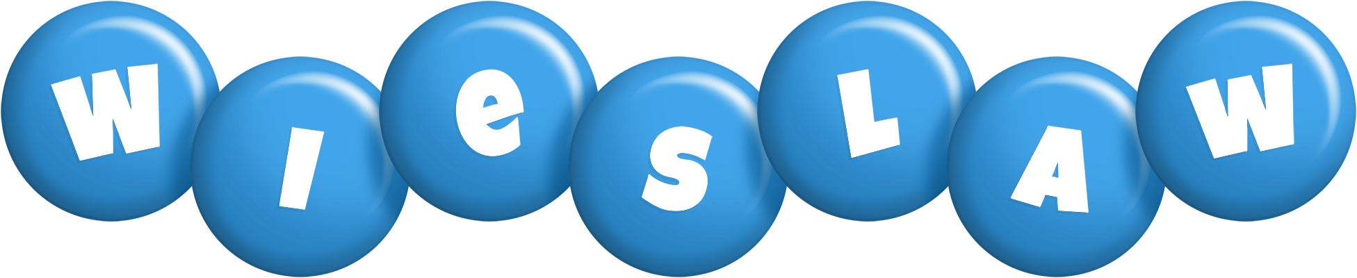 Wieslaw candy-blue logo