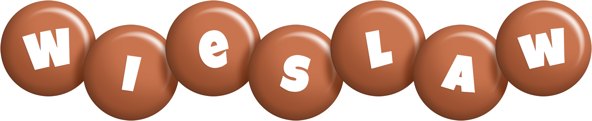 Wieslaw candy-brown logo
