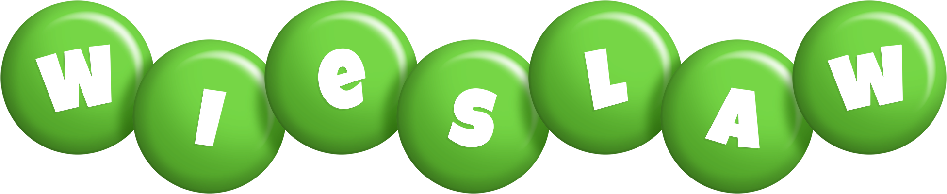 Wieslaw candy-green logo
