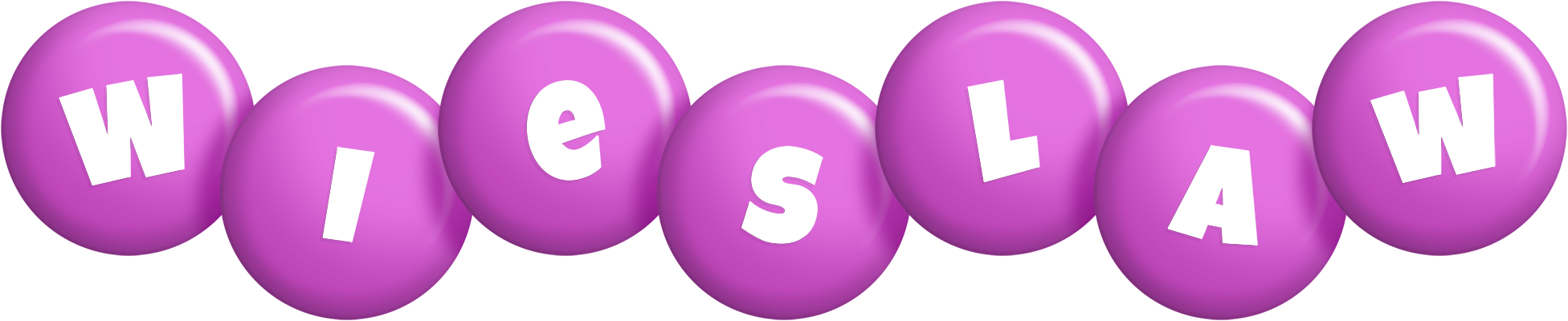 Wieslaw candy-purple logo