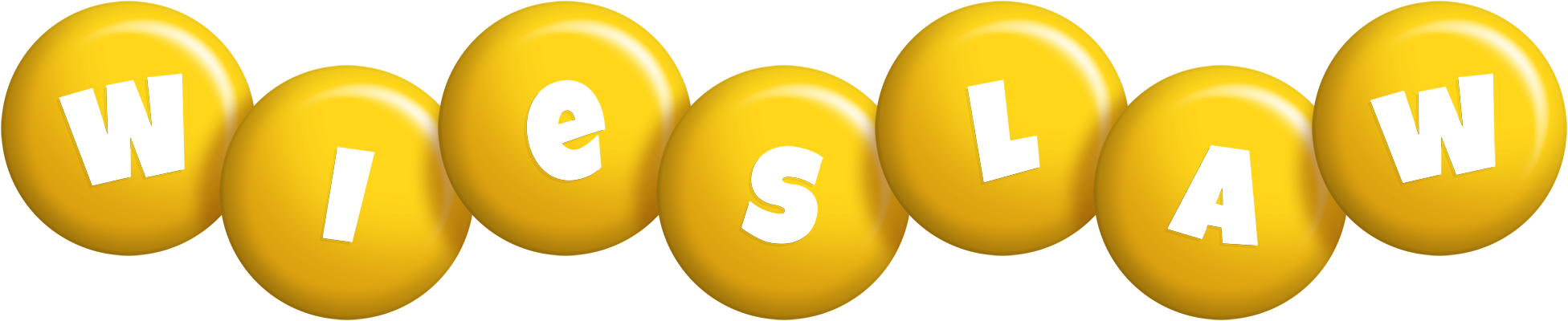 Wieslaw candy-yellow logo