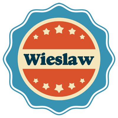 Wieslaw labels logo