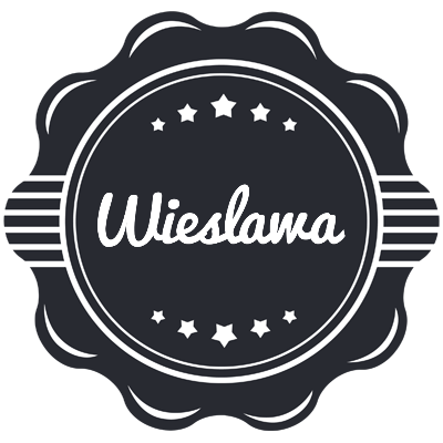 Wieslawa badge logo